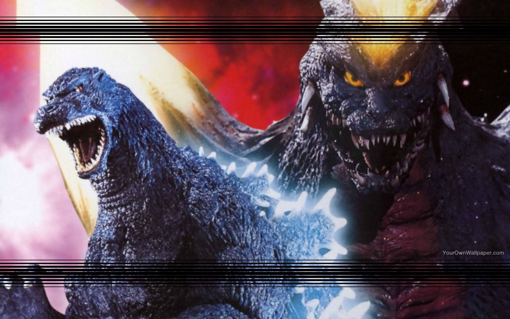 Godzilla Vs Spacegodzilla Wallpaper By Weissdrum