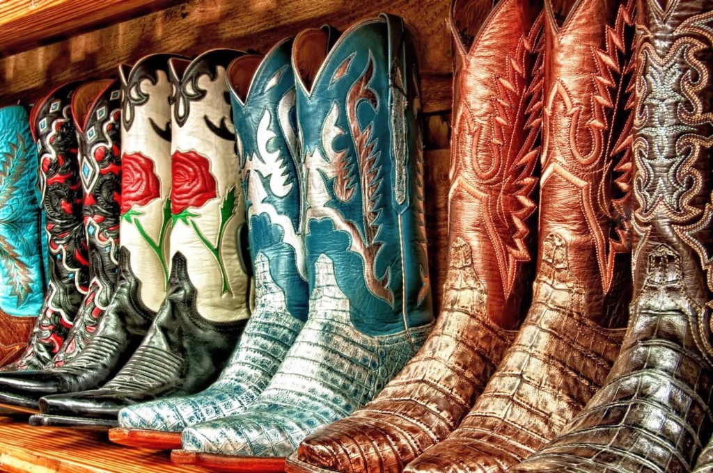 Colorful Cowboy Boots Wallpaper