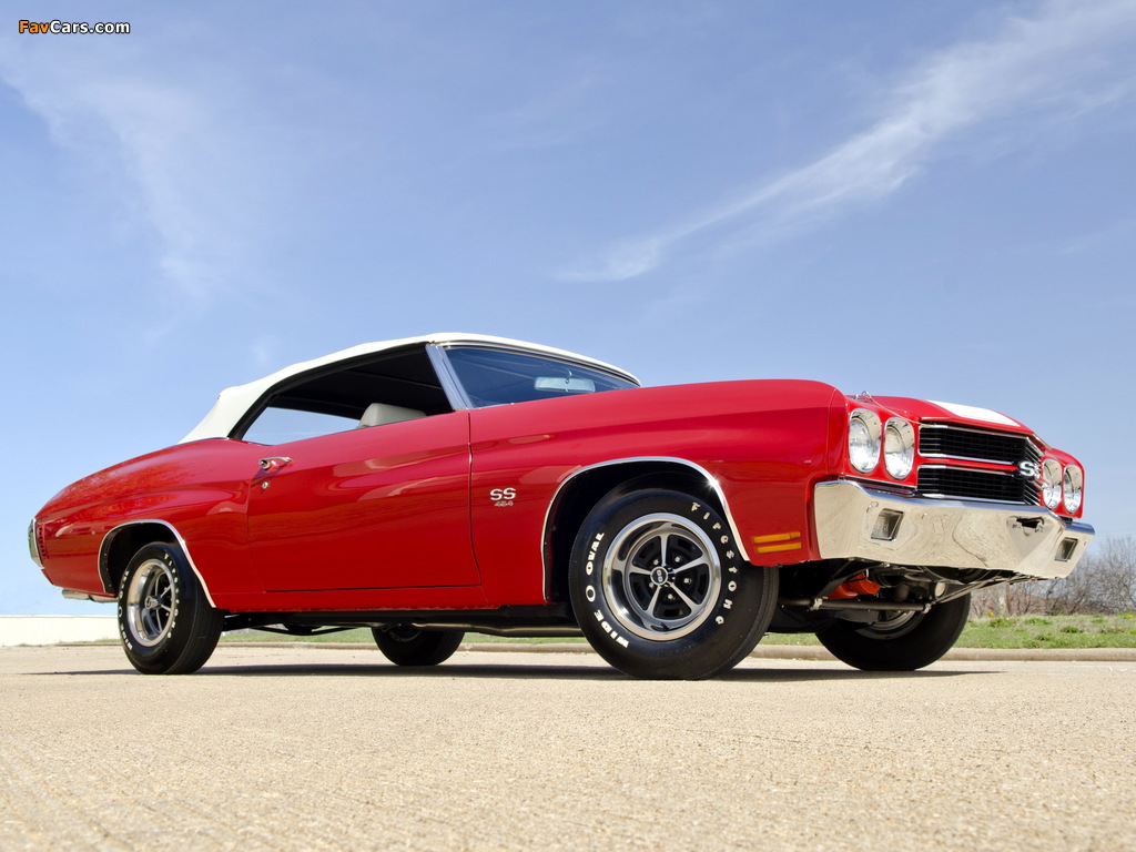 Wallpapers of Chevrolet Chevelle SS 454 LS6 Convertible 1970 1024x768