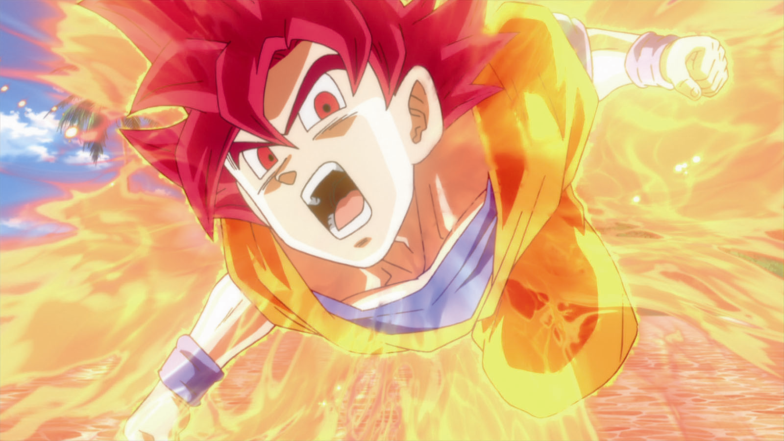 Goku Super Saiyan God Photo