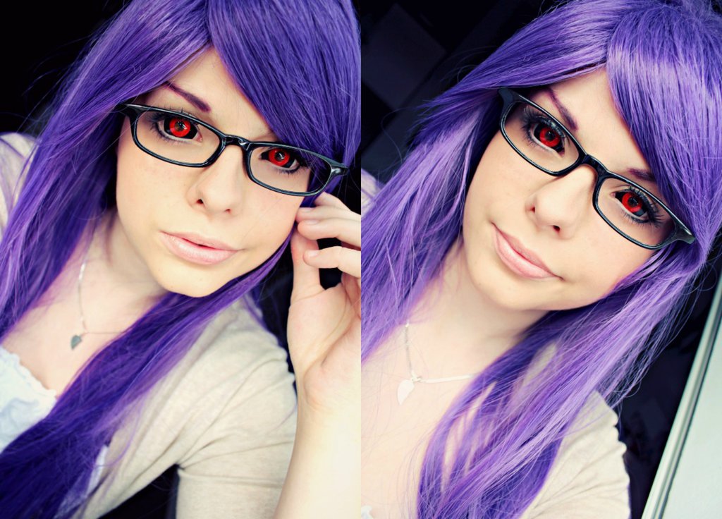 Rize Kamishiro Tokyo Ghoul Make Up Test By Karinwaterproof On