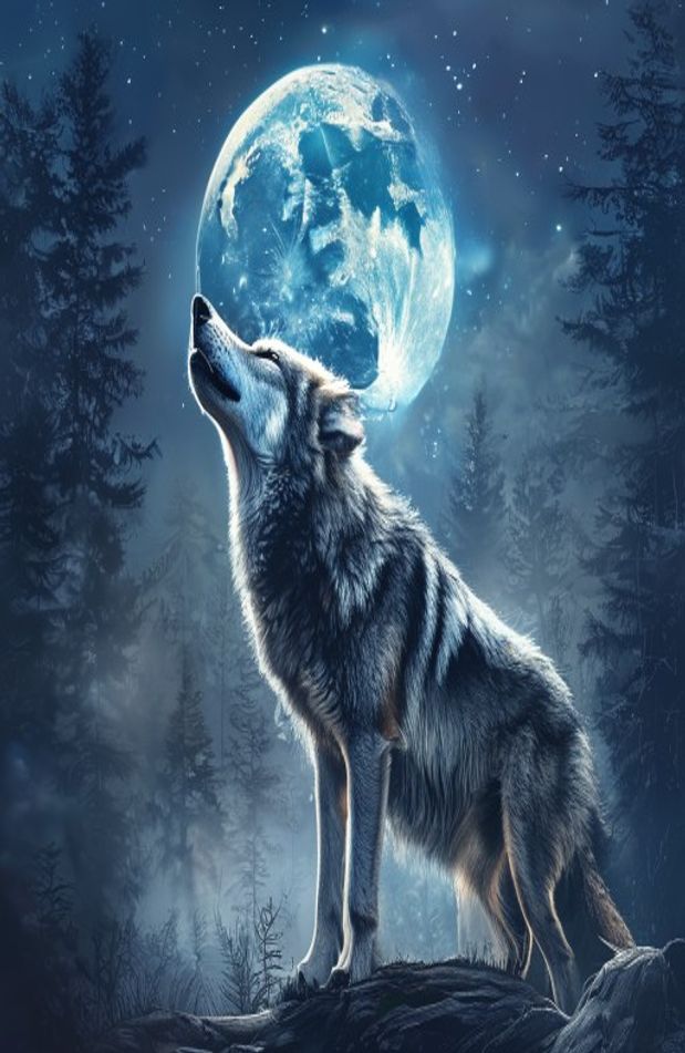 Howling Wolf Wallpaper