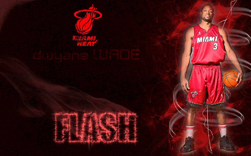 Dwyane Wade Widescreen Wallpaper The Flash Miami Heat