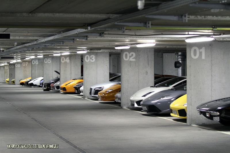 Garage Wallpaper Cars Lamborghini HD Desktop