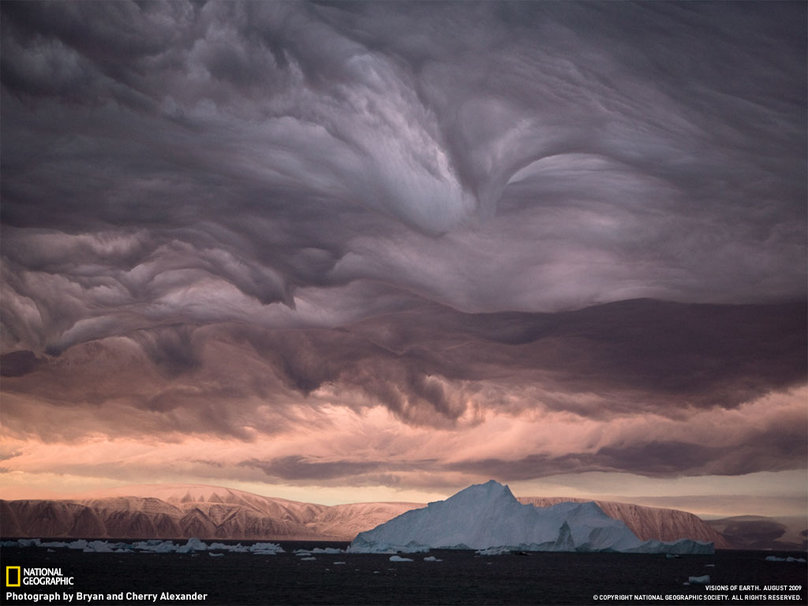 Stormy Sky Over Iceland Wallpaper