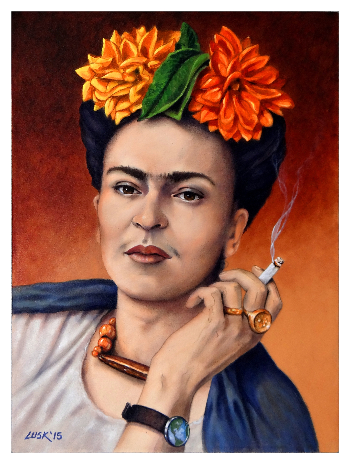 Frida Kahlo Image In Repose HD Wallpaper And Background