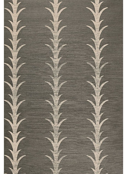 Acanthus Stripe Wallpaper In Shadow By F Schumacher Co Surfaces