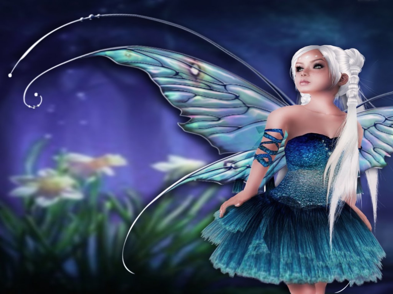 Fairy Puter Wallpaper Desktop Background Id