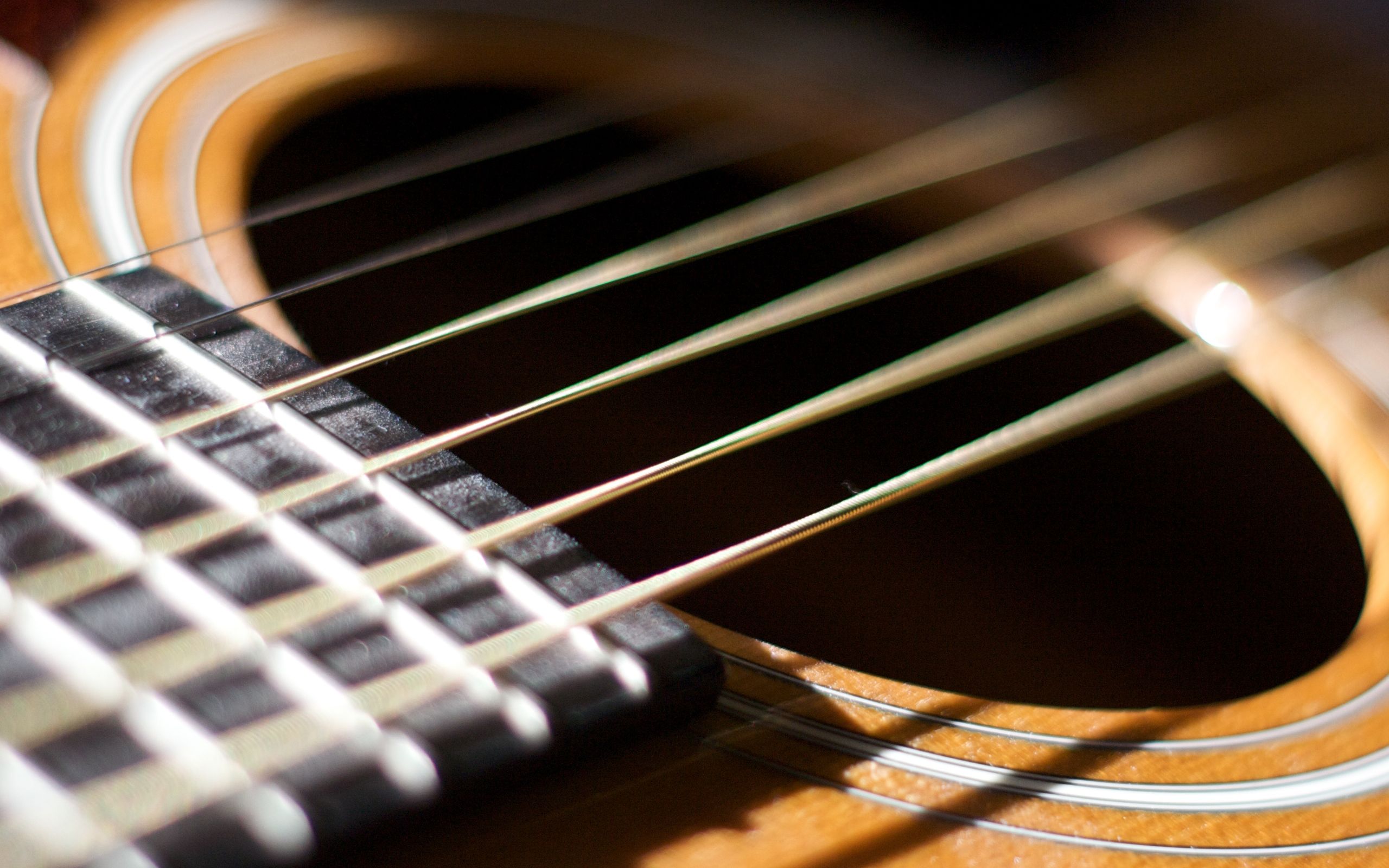 Abstract Acoustic Guitar Wallpaper