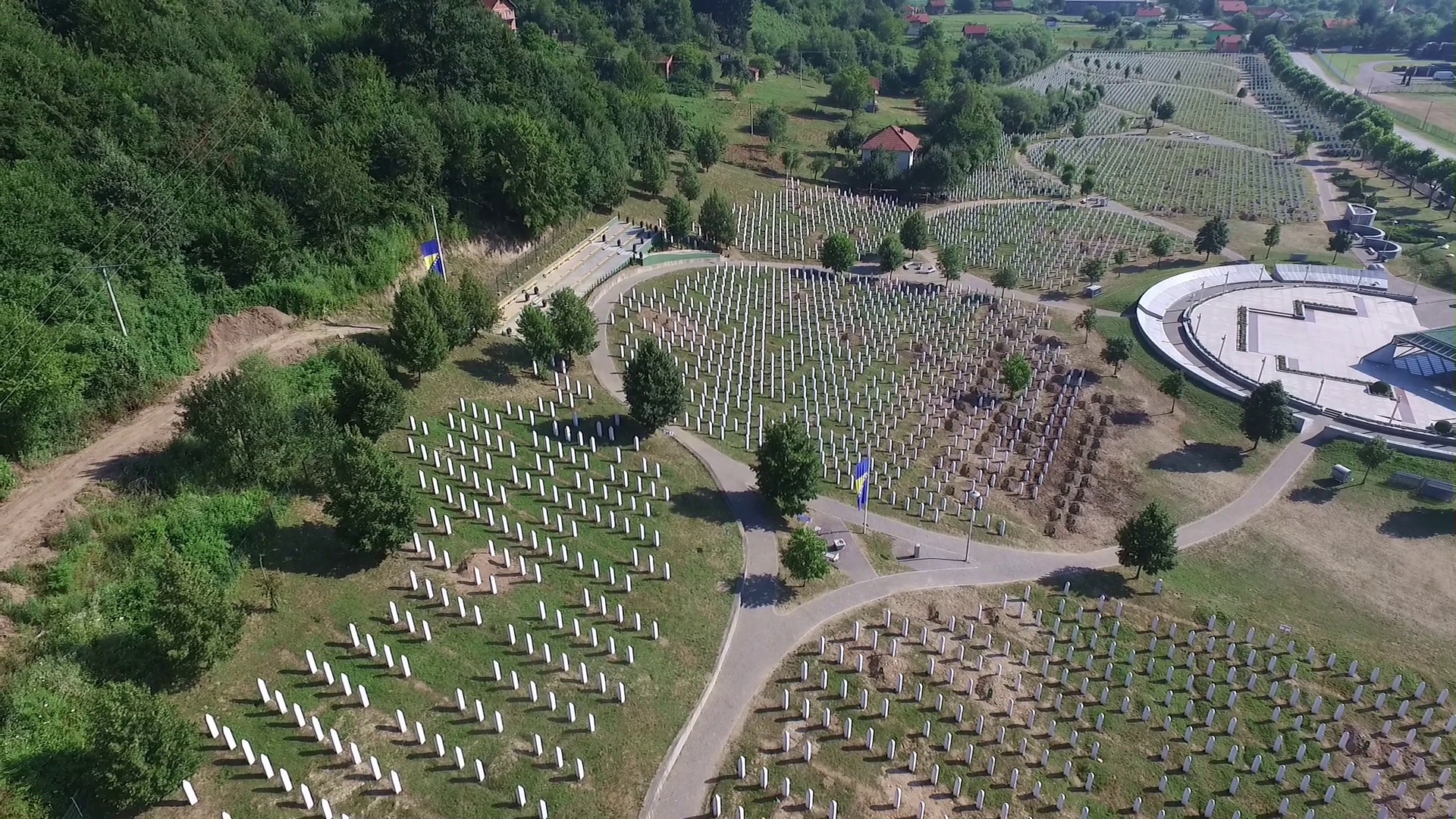 Srebrenica Potocari Bosnia And Herzegovina The Memorial Center