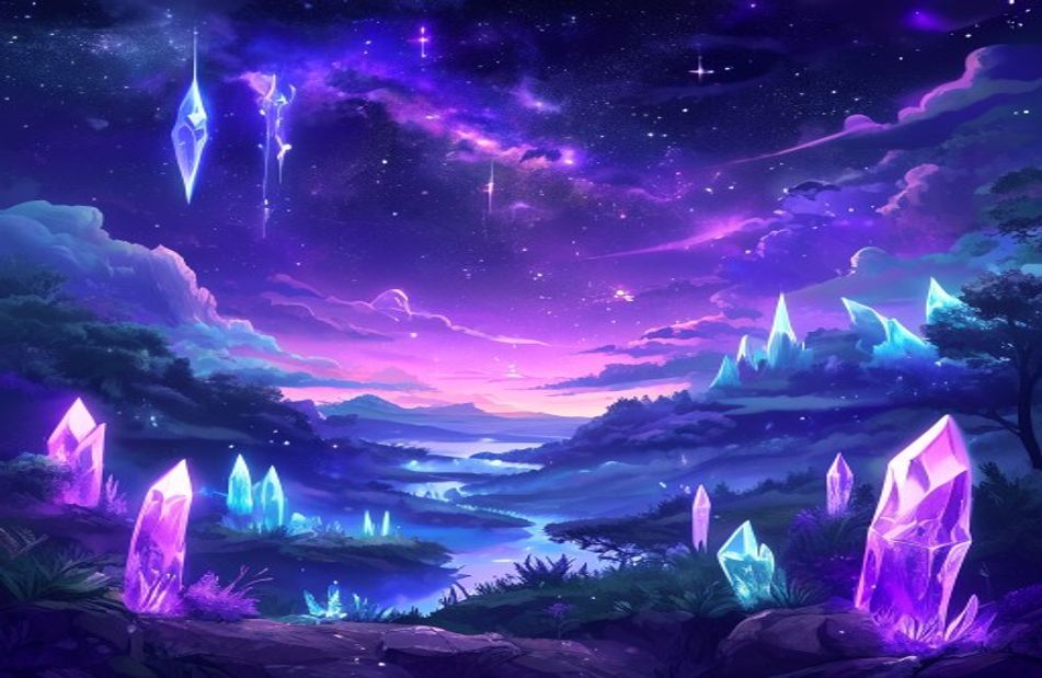 Cool Anime Purple Wallpaper