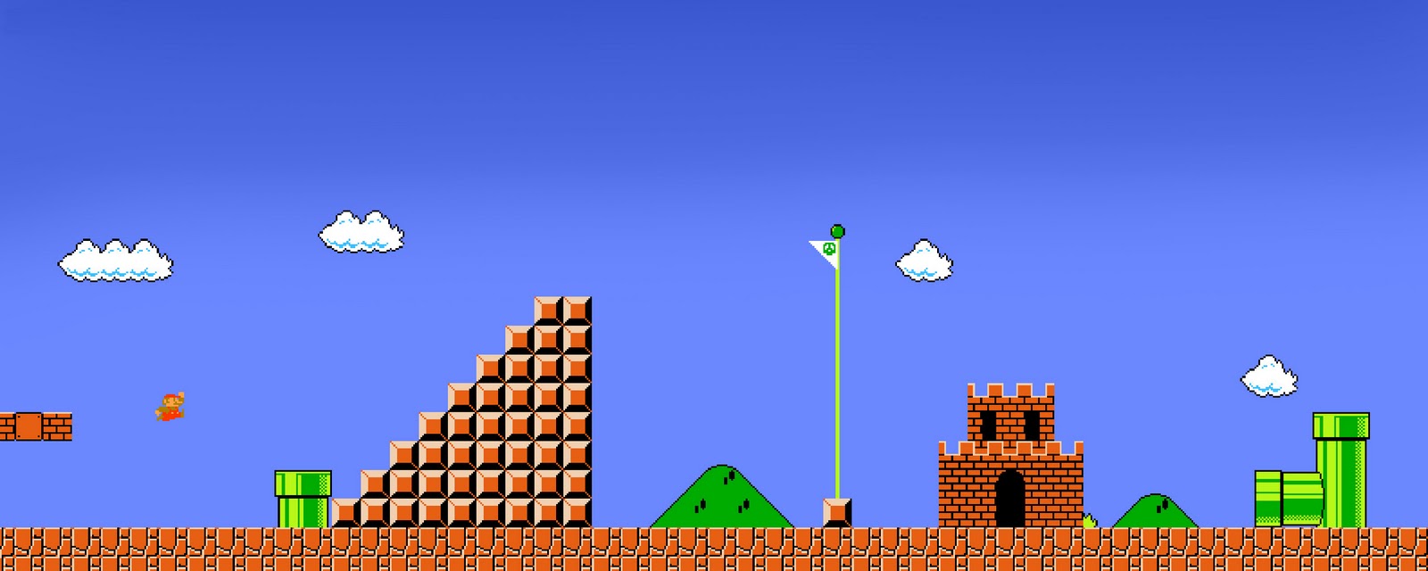 Wallpapers Retro Video Game Post 1600x640