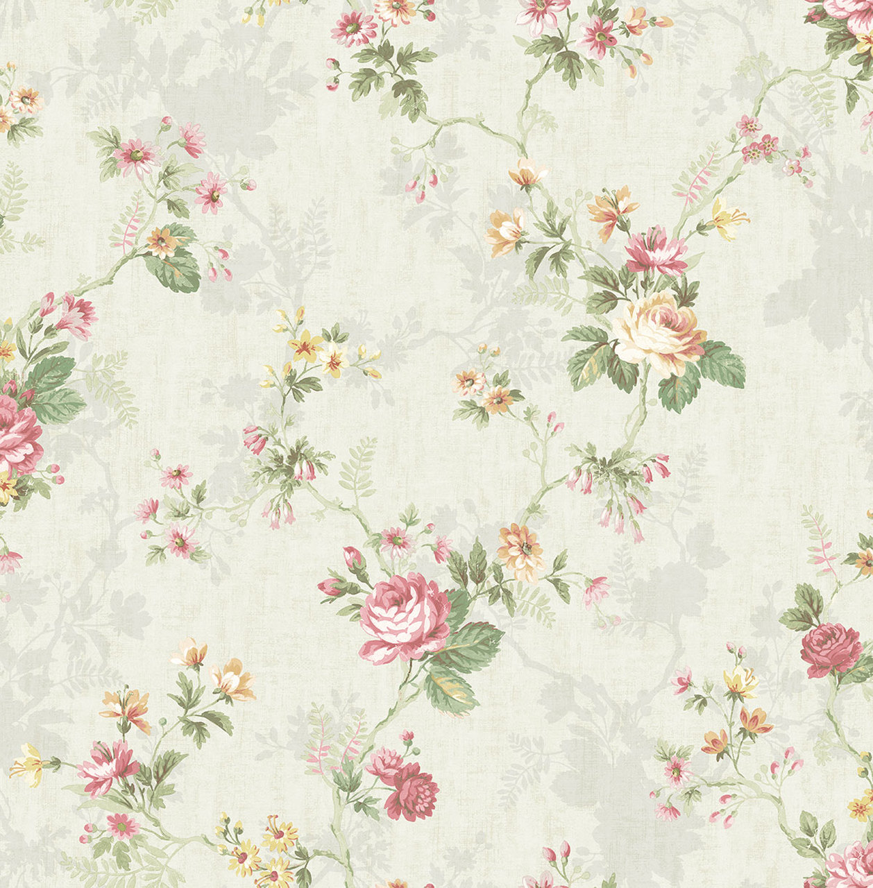 Ascending Rose Wallpaper In Rosy Fl90309 From Wallquest The