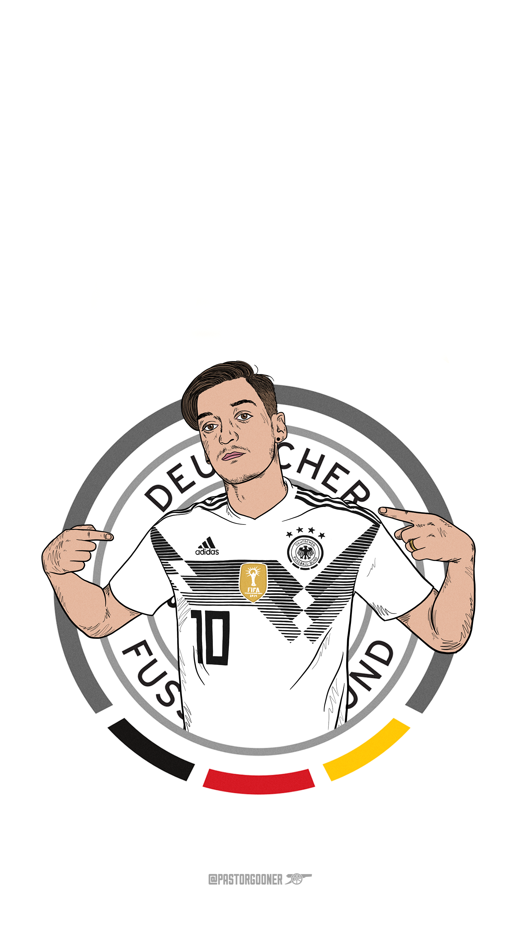 Mesut Zil Wallpaper Dfb