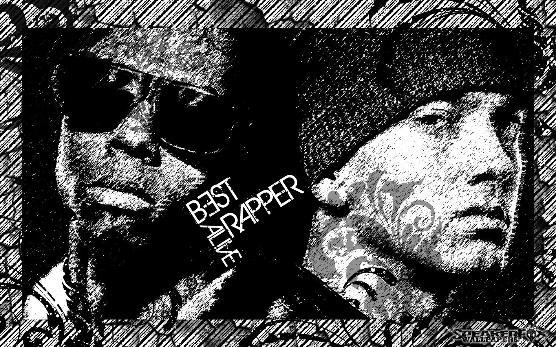 HD wallpaper Eminem And Lil Wayne rapper alive 1920x1200