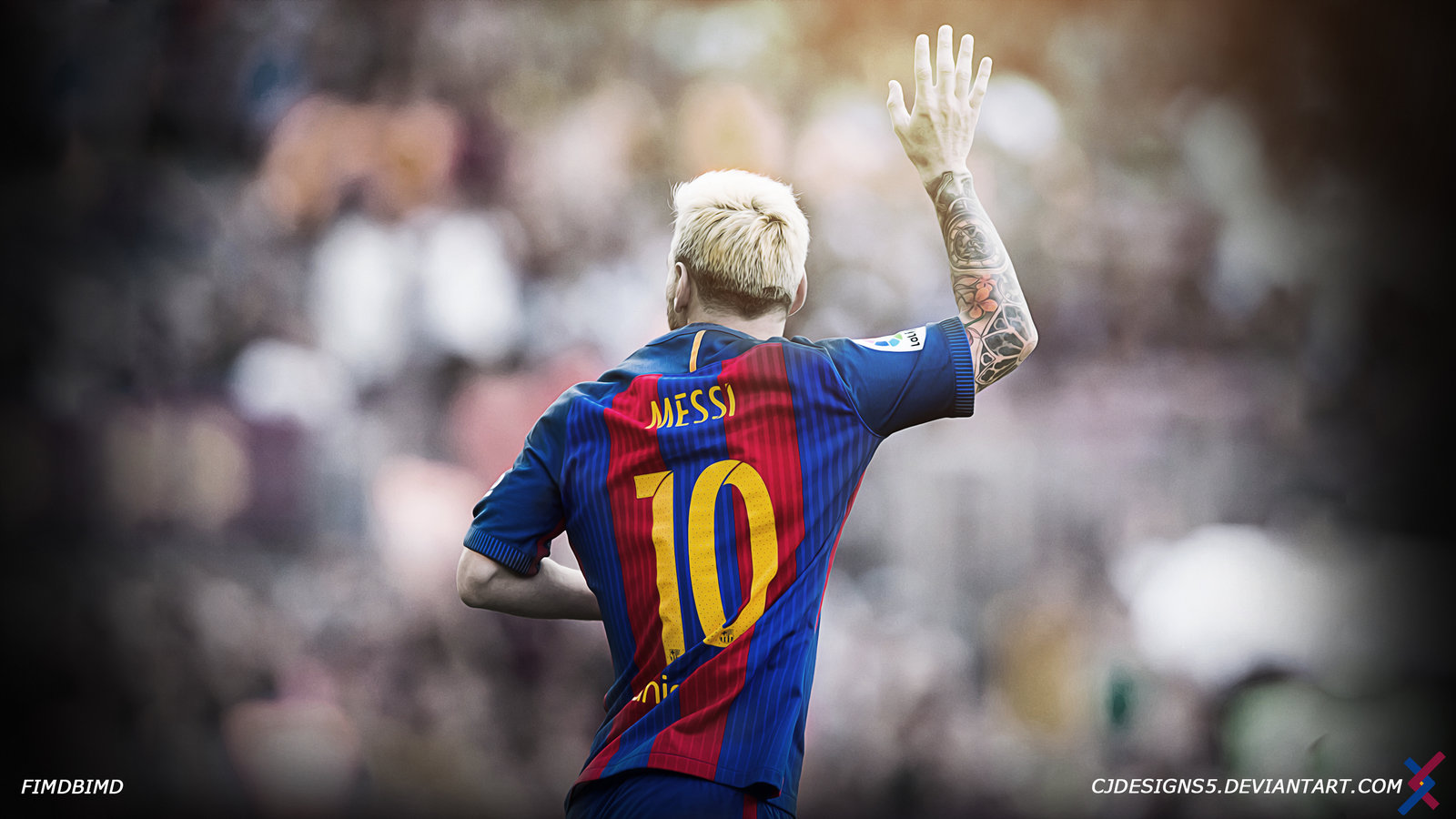 Lionel Messi Desktop Wallpaper By Cjdesigns5