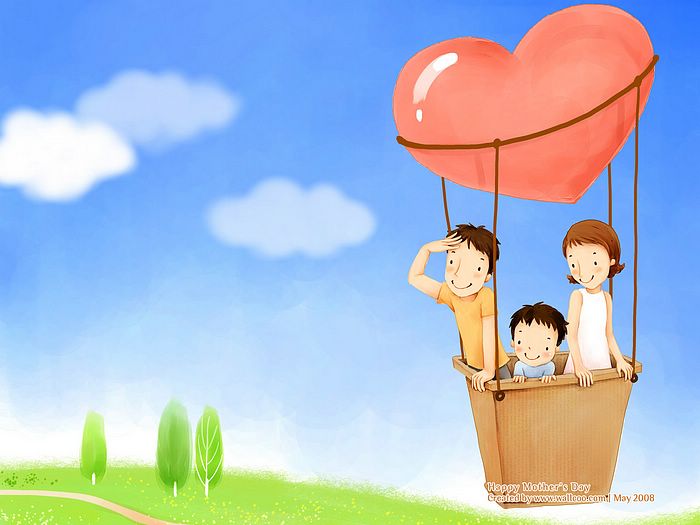 Family Llustration Cartoon Illustrations Picture Of