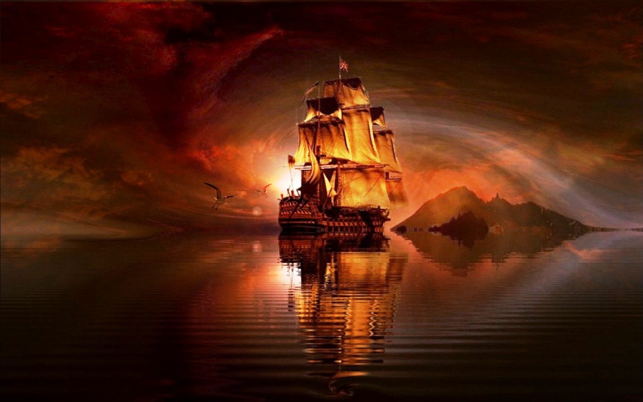 Exclusive Pirate Ship Awesome HD Wallpaper Full