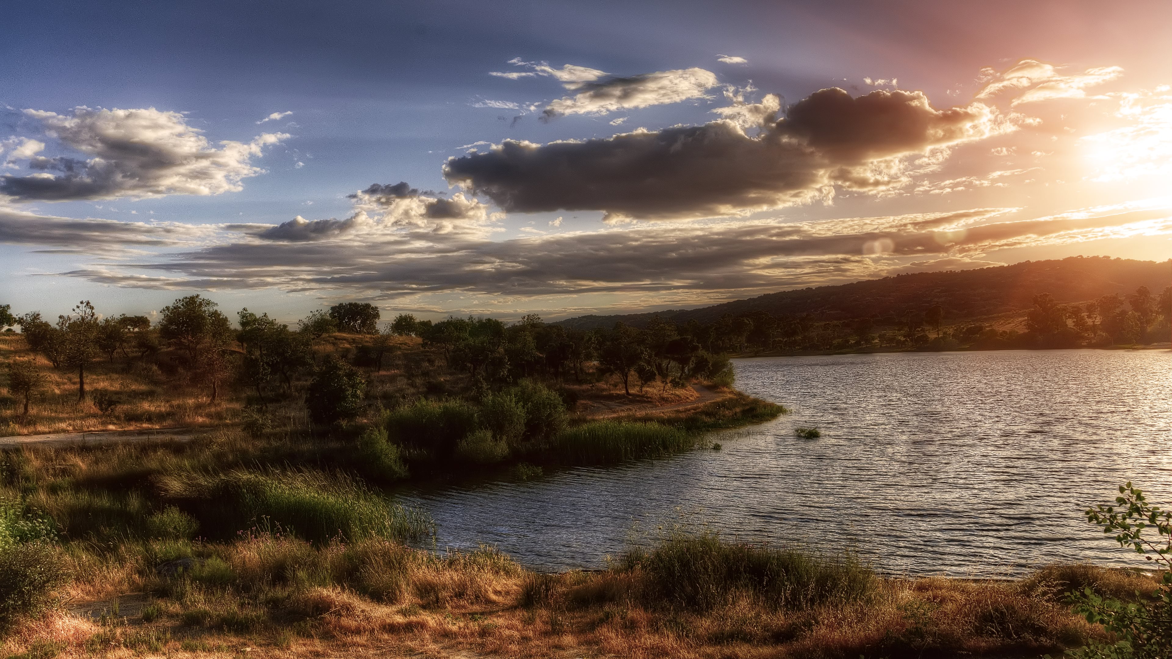 Nature Sunset 4k Wallpaper Hd