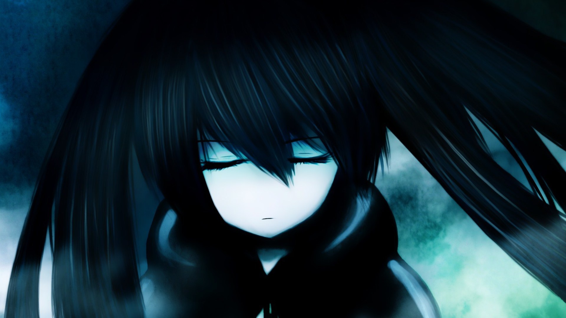 Sad Anime Black Rock Shooter Girl HD Wallpaper Stylish