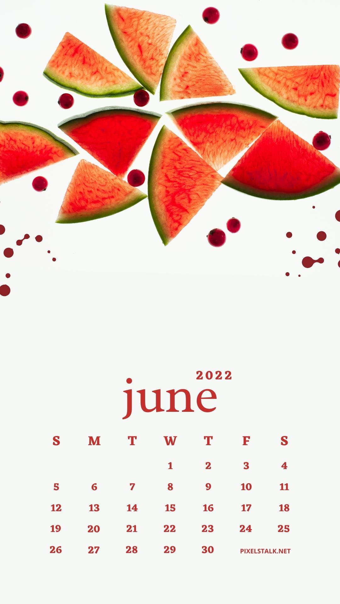 June Calendar iPhone Wallpaper HD