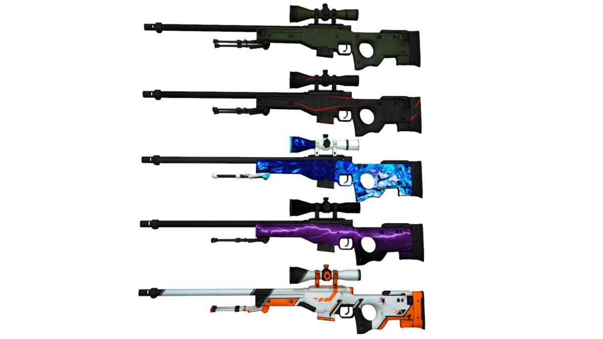 Download wallpaper counter strike, global offensive, awp, skin, cs:go,  asiimov, section weapon in resolution 1366x768