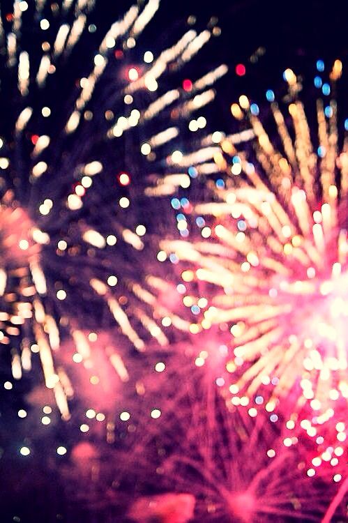 Fireworks iPhone Screen Wallpaper