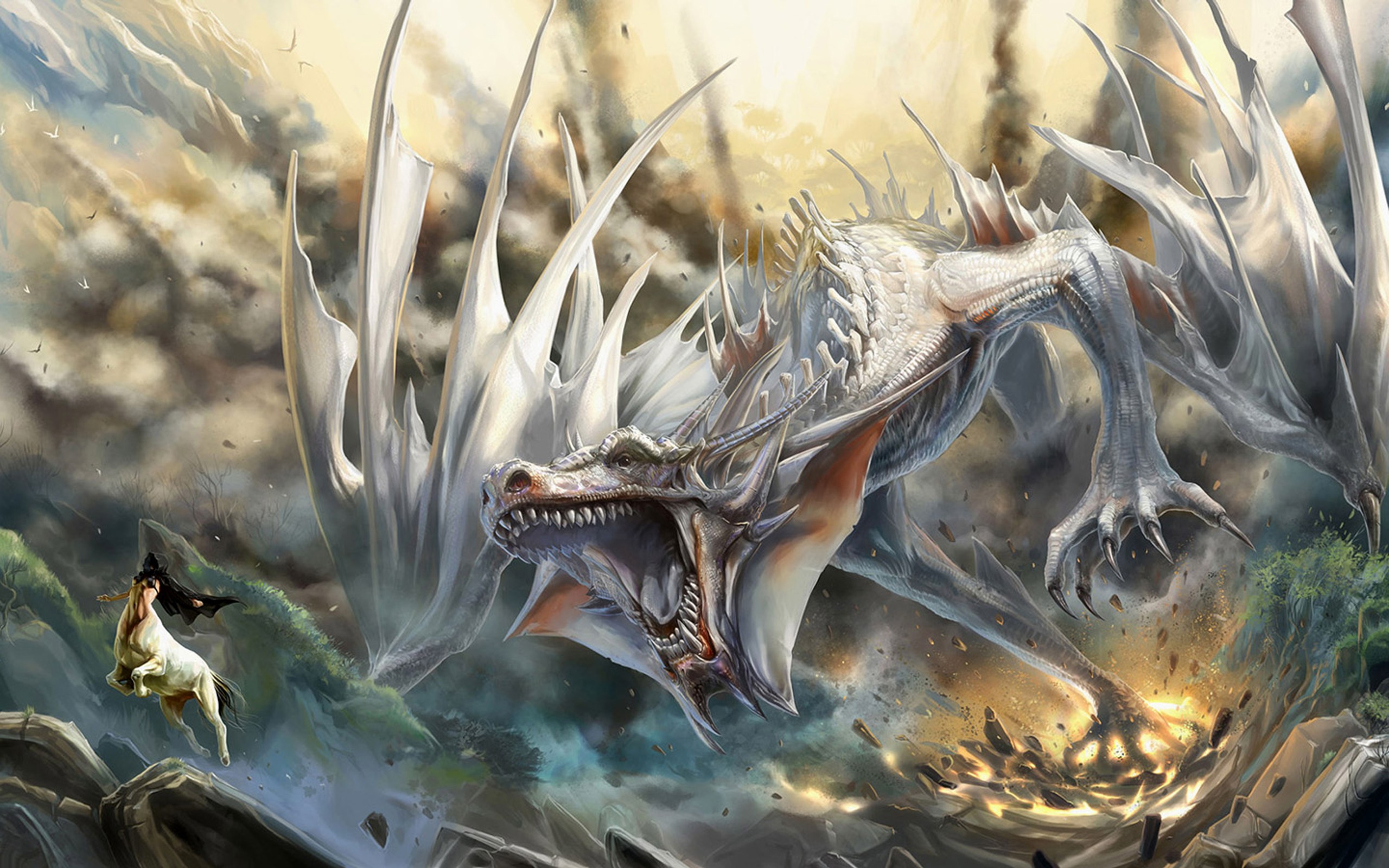 3d Dragon Wallpaper Dragons