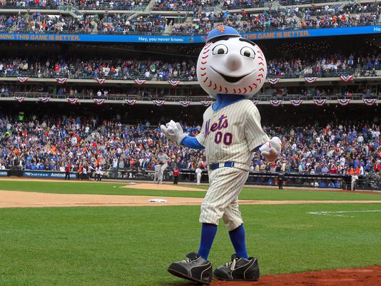 Mr Met is the official mascot of baseballs New York Mets Photo 534x401