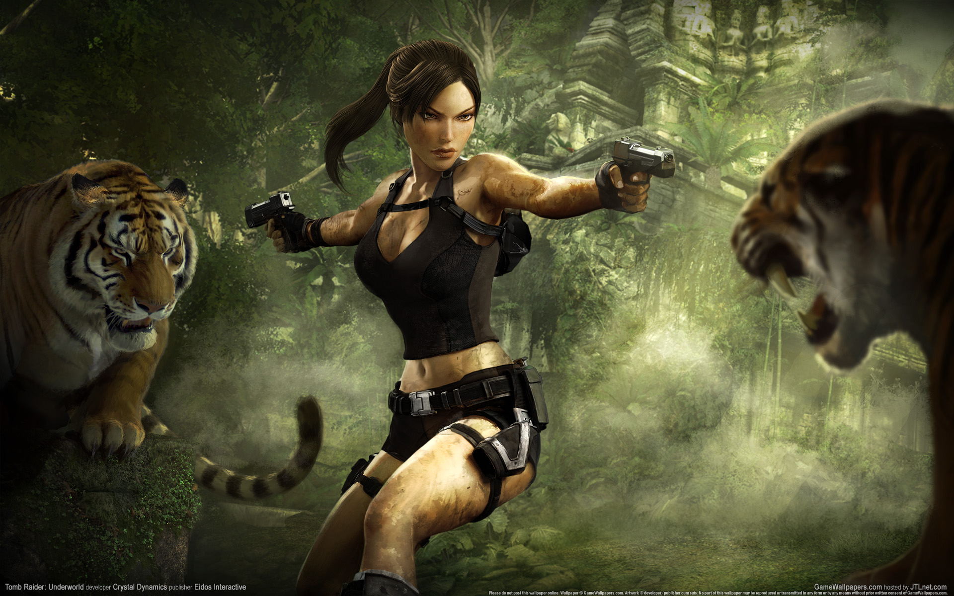 Tomb Raider Underworld Game Widescreen Wallpaper HD