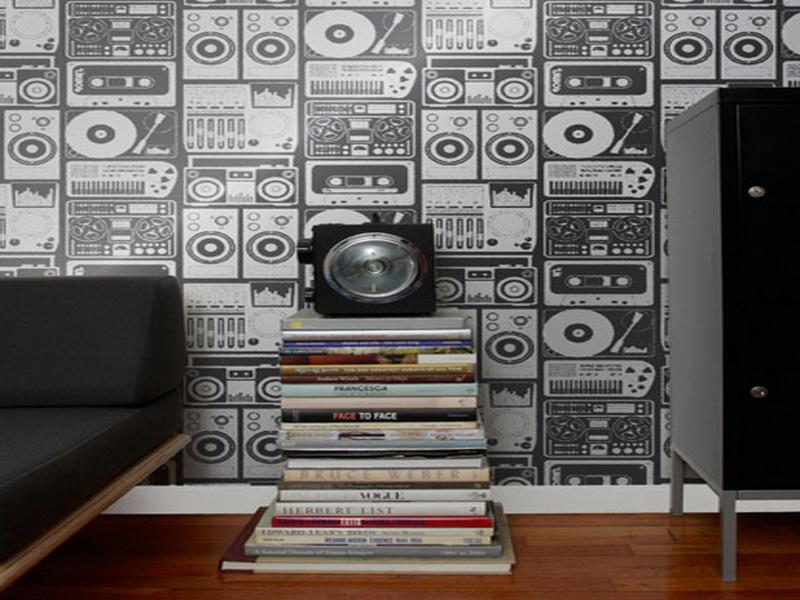 Modern Retro Wallpaper Great Choice For Vintage Home Interior