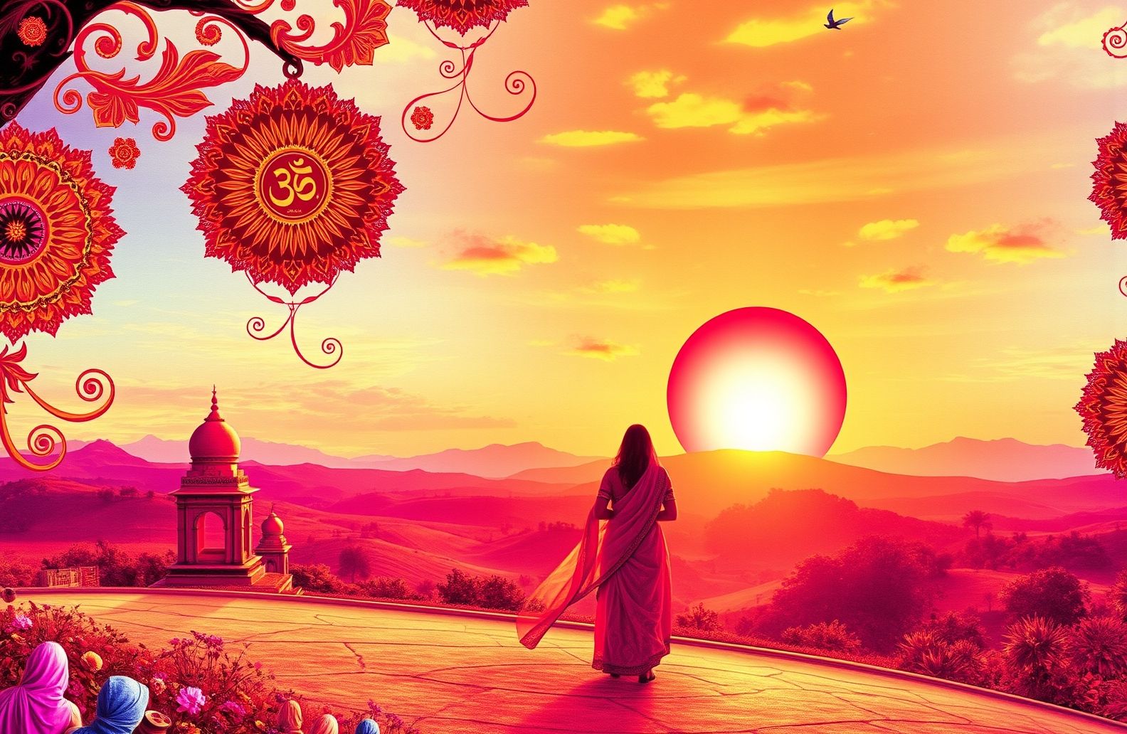 Om Shanti Wallpaper