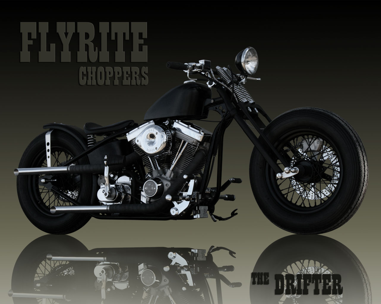 Flyrite Choppers Old School Bobbers And Frc Wallpaper