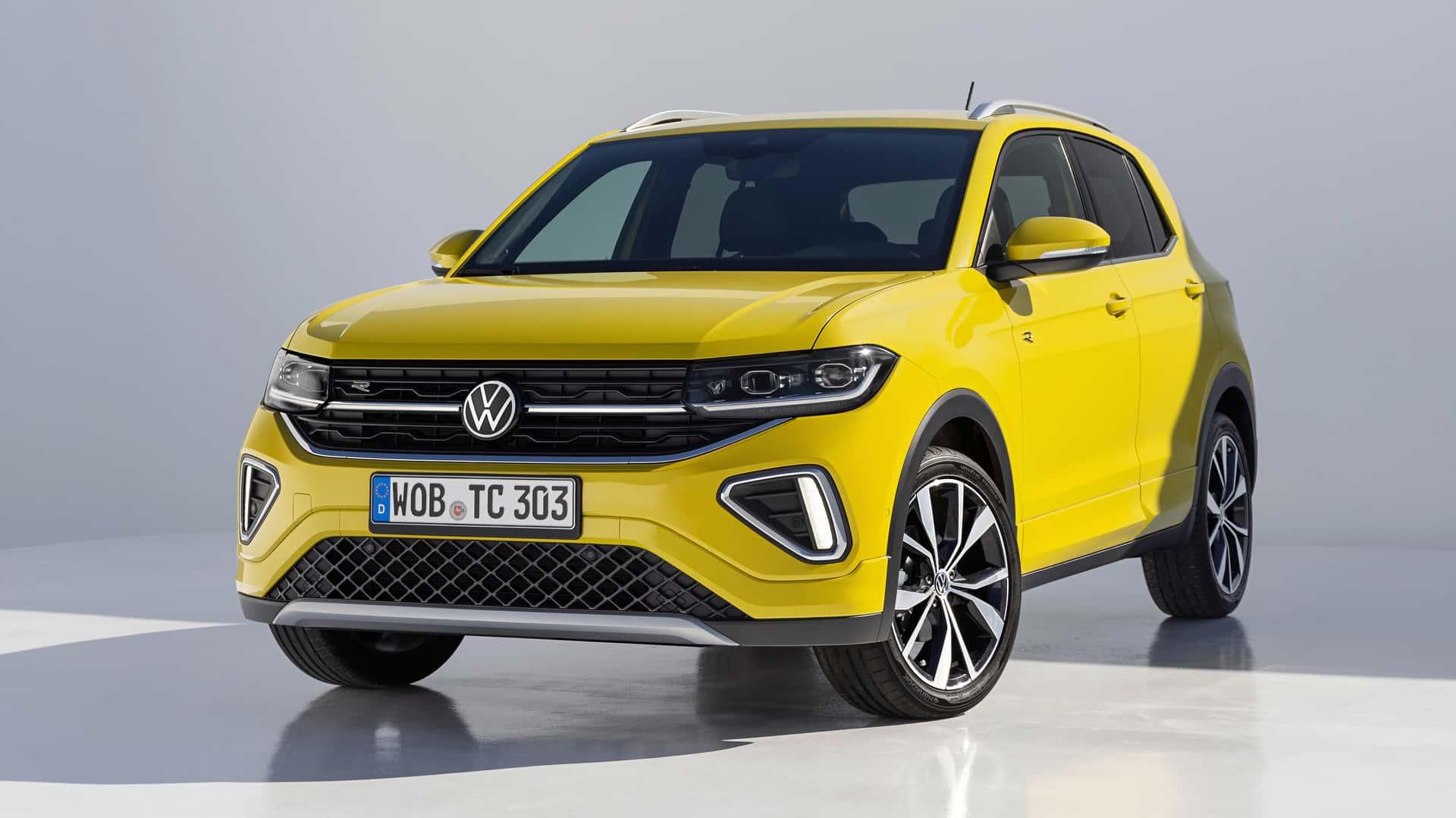  Volkswagen T Cross Debuts With Updated Lights New Touchscreen