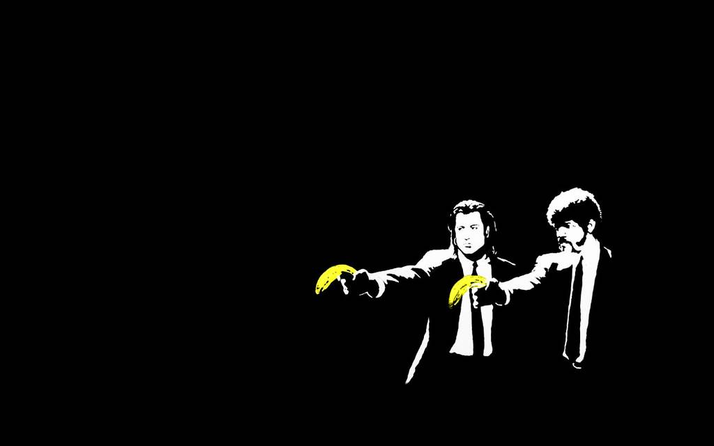 Banksy Pulp Fiction Wallpaper Pictures Photos And Background