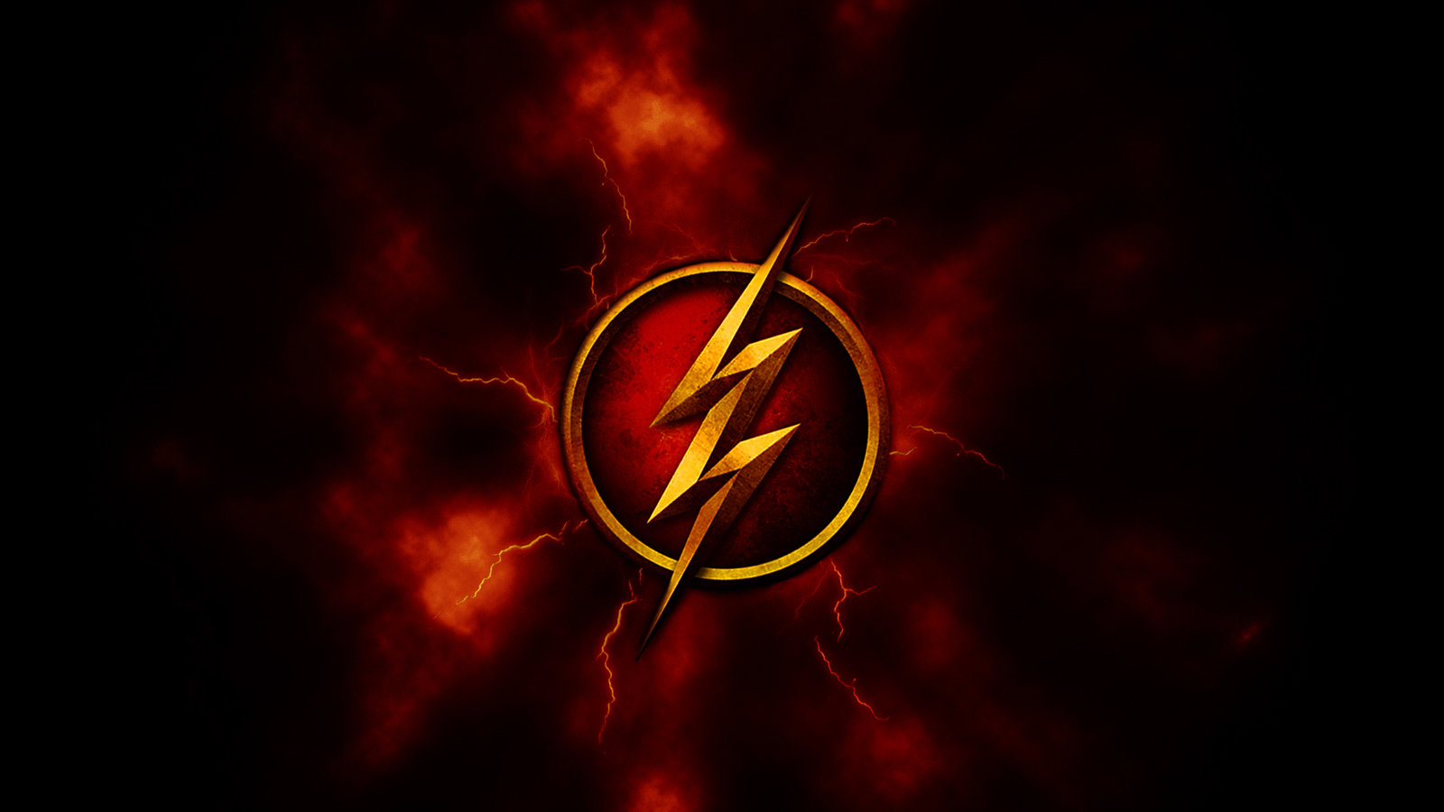 Flash Wallpaper Gold Logo