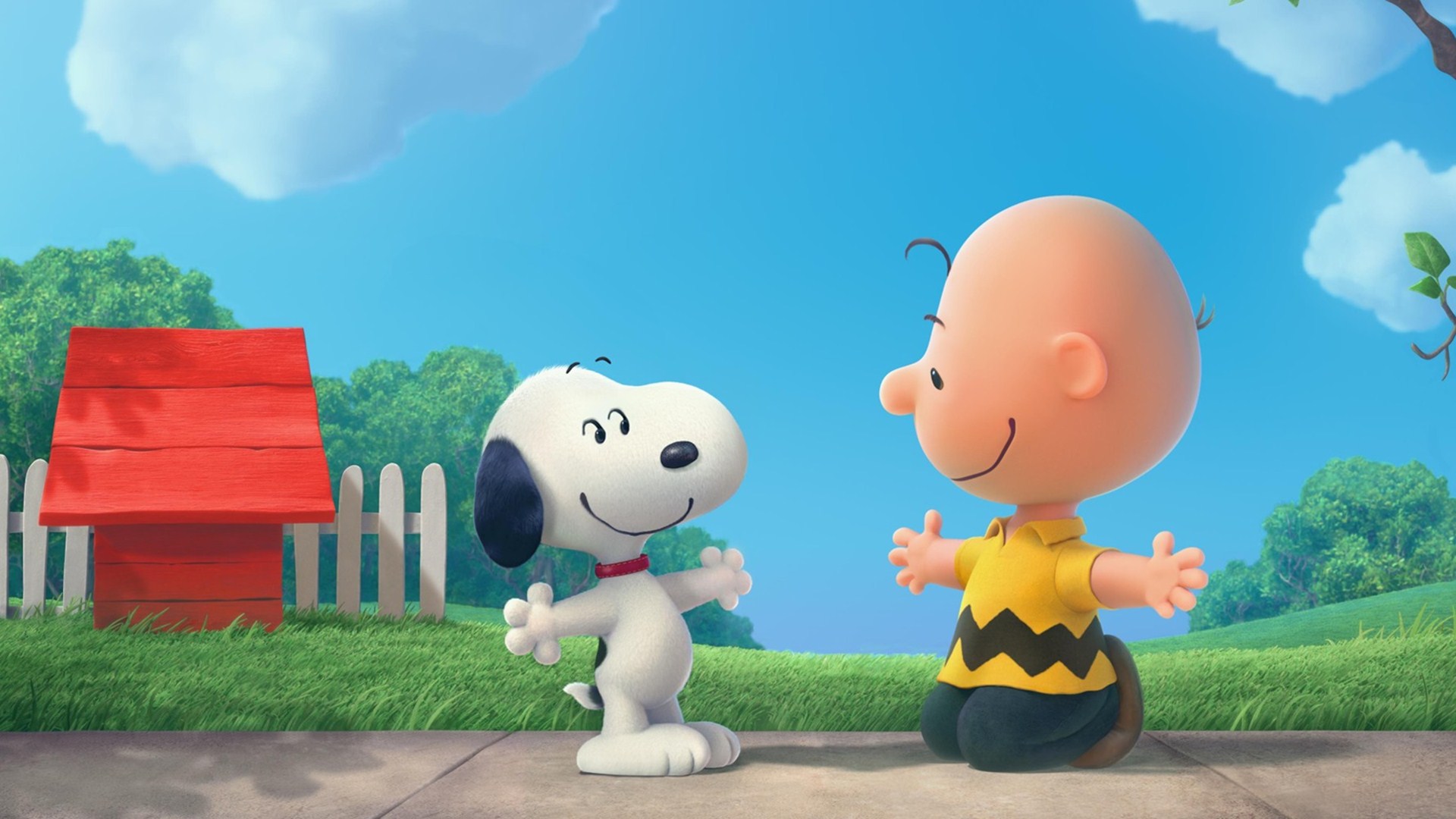 Download Snoopy And Charlie Brown The Peanuts Cartoon HD Wallpaper 1920x1080