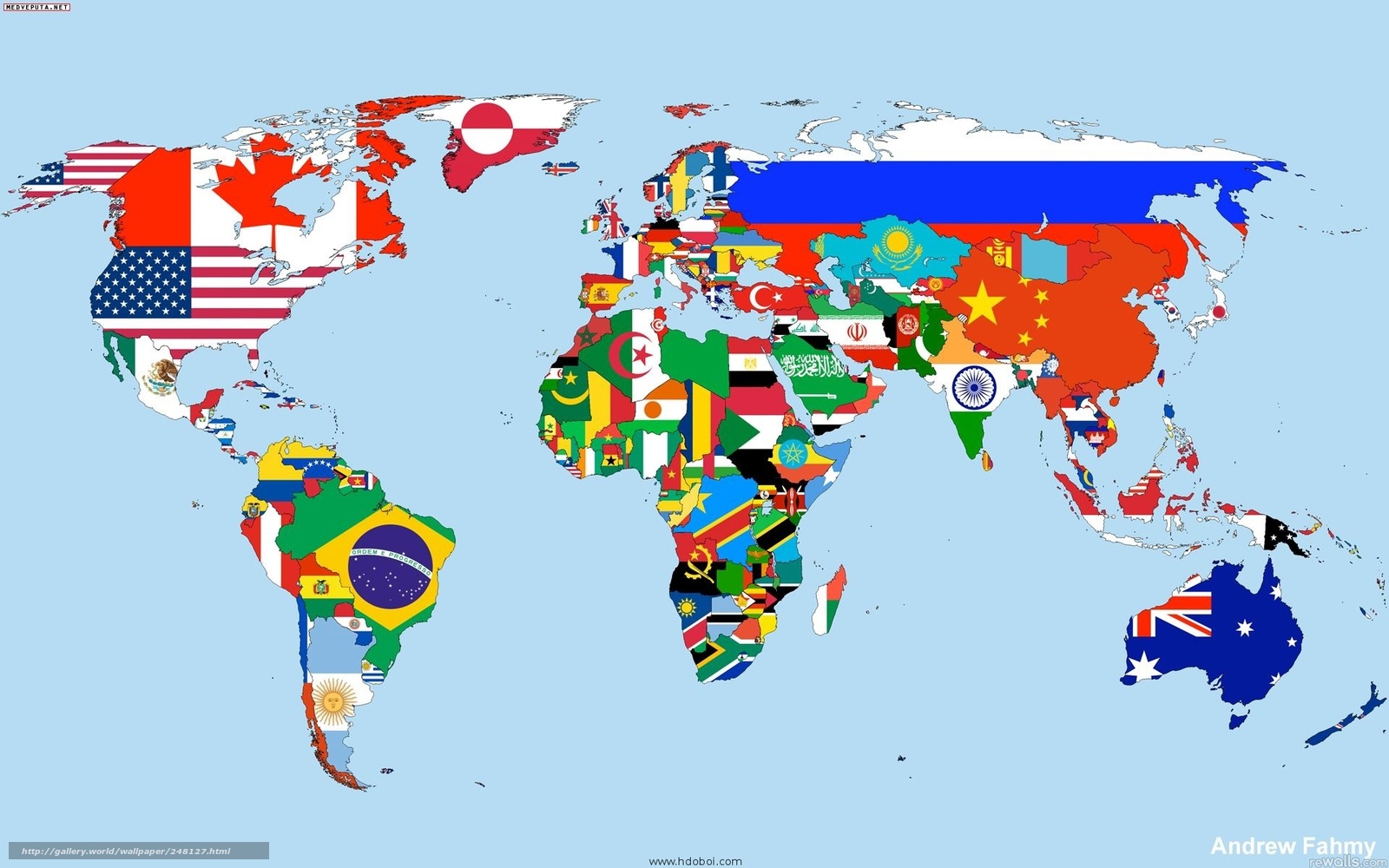Wallpaper Map World Flag Country Desktop In