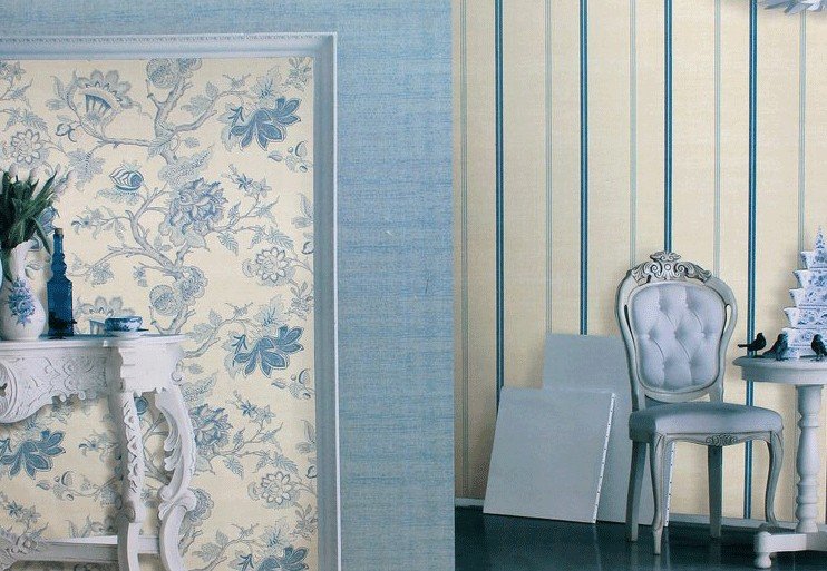 Mediterranean Style Wallpaper Size 68m 10m Two Kinds Of
