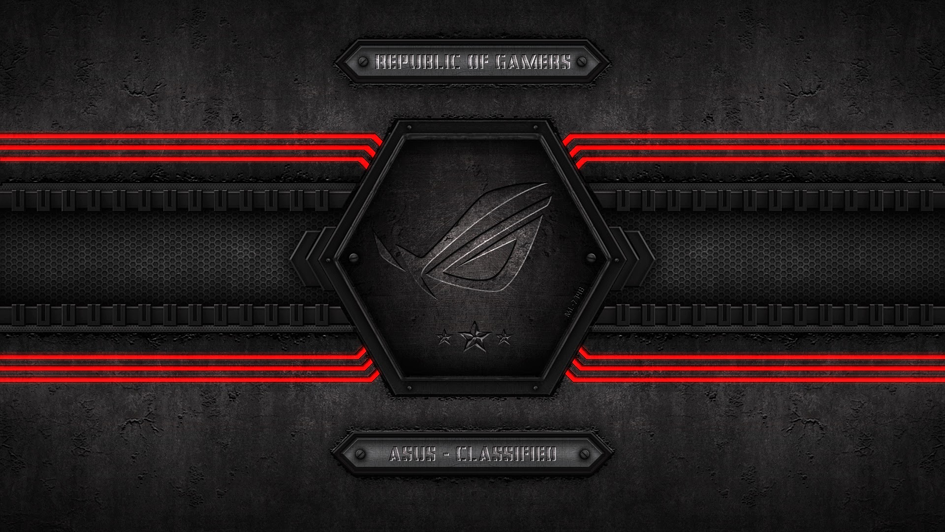 Asus Republic Of Gamers Rog Logo HD Wallpaper Metal Background