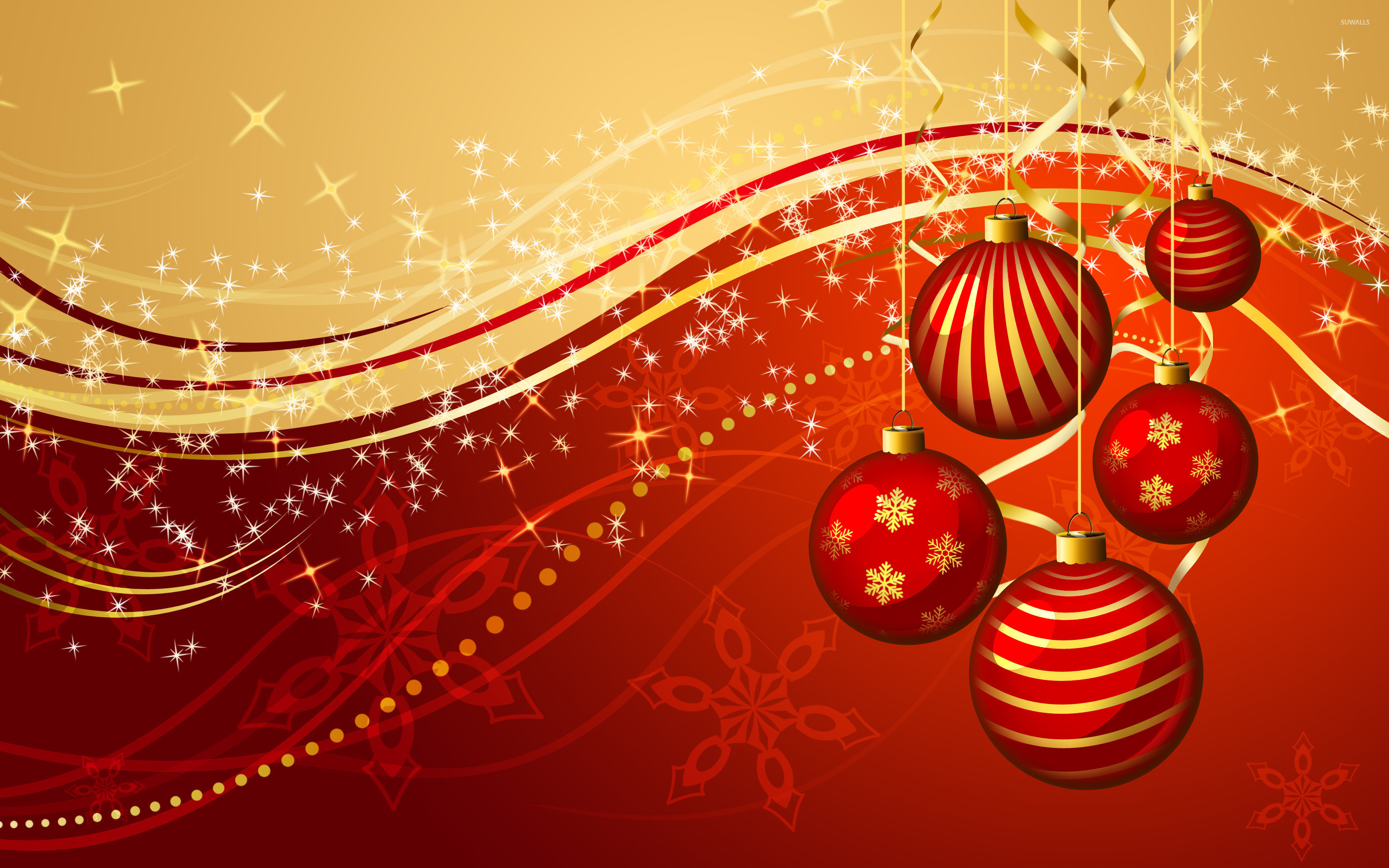 Christmas Ornaments Wallpaper