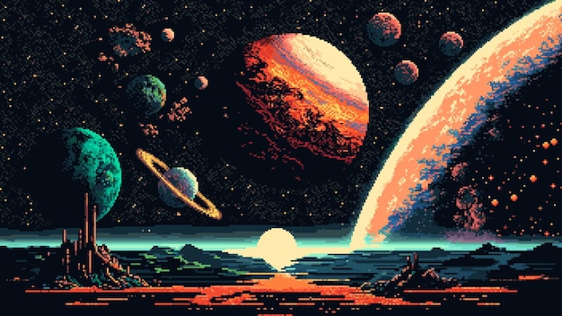 Pixel Gaming Wallpaper