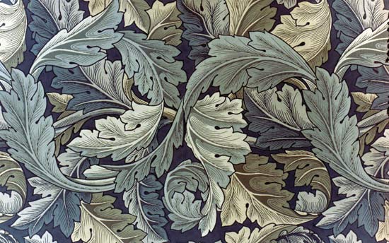 William Morris Wallpaper Featuring Acanthus Leaves C