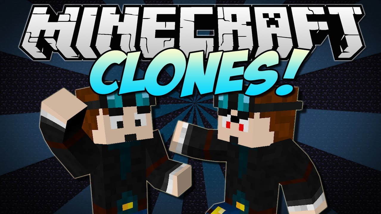 Minecraft Clones Copy Yourself Or Any Mob Mod Showcase