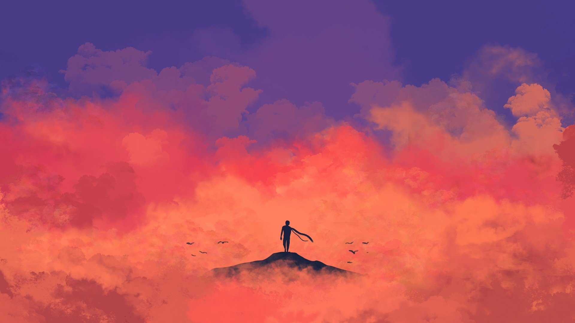Orange Aesthetic Wallpaper