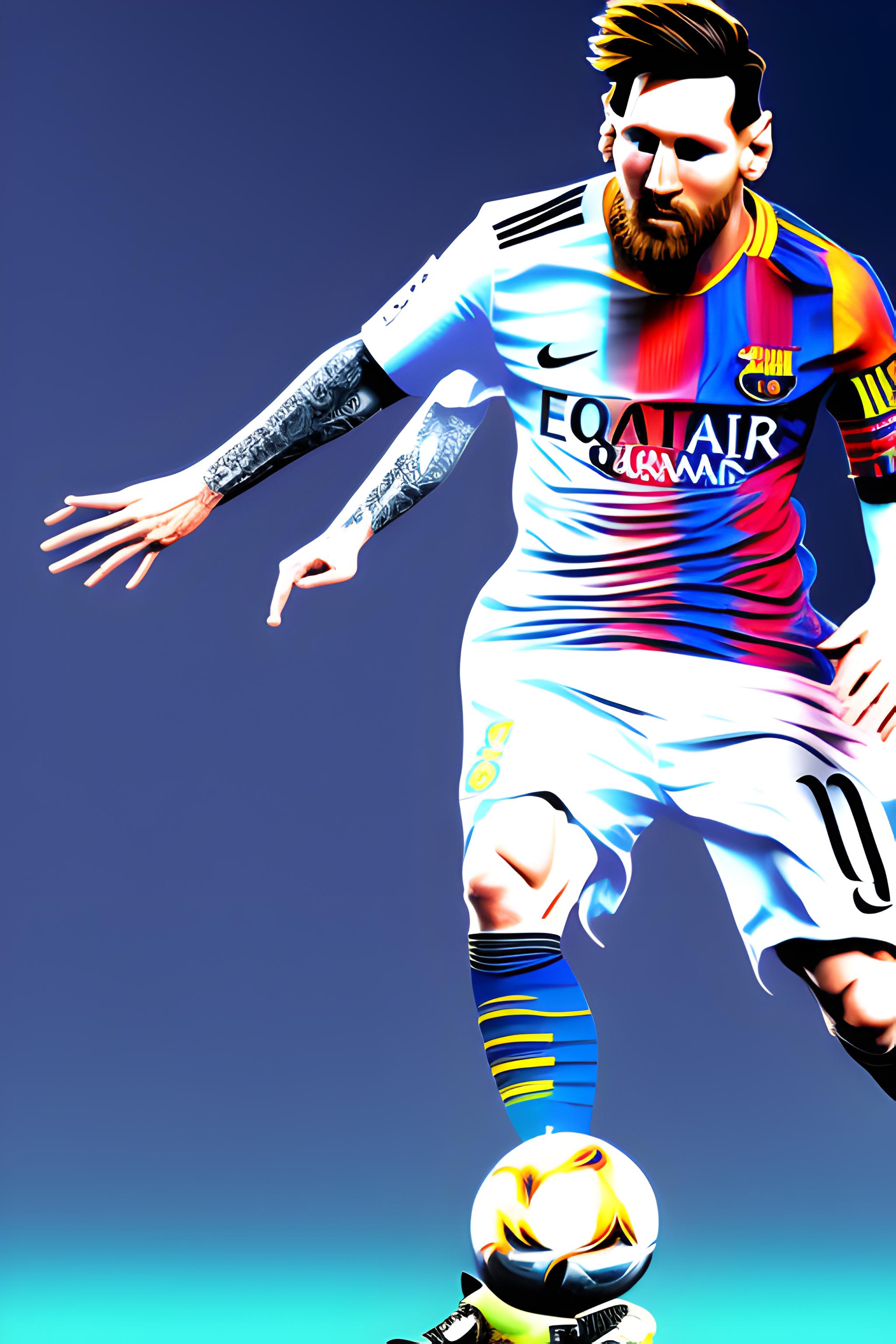 Lionel Messi Wallpaper Ai