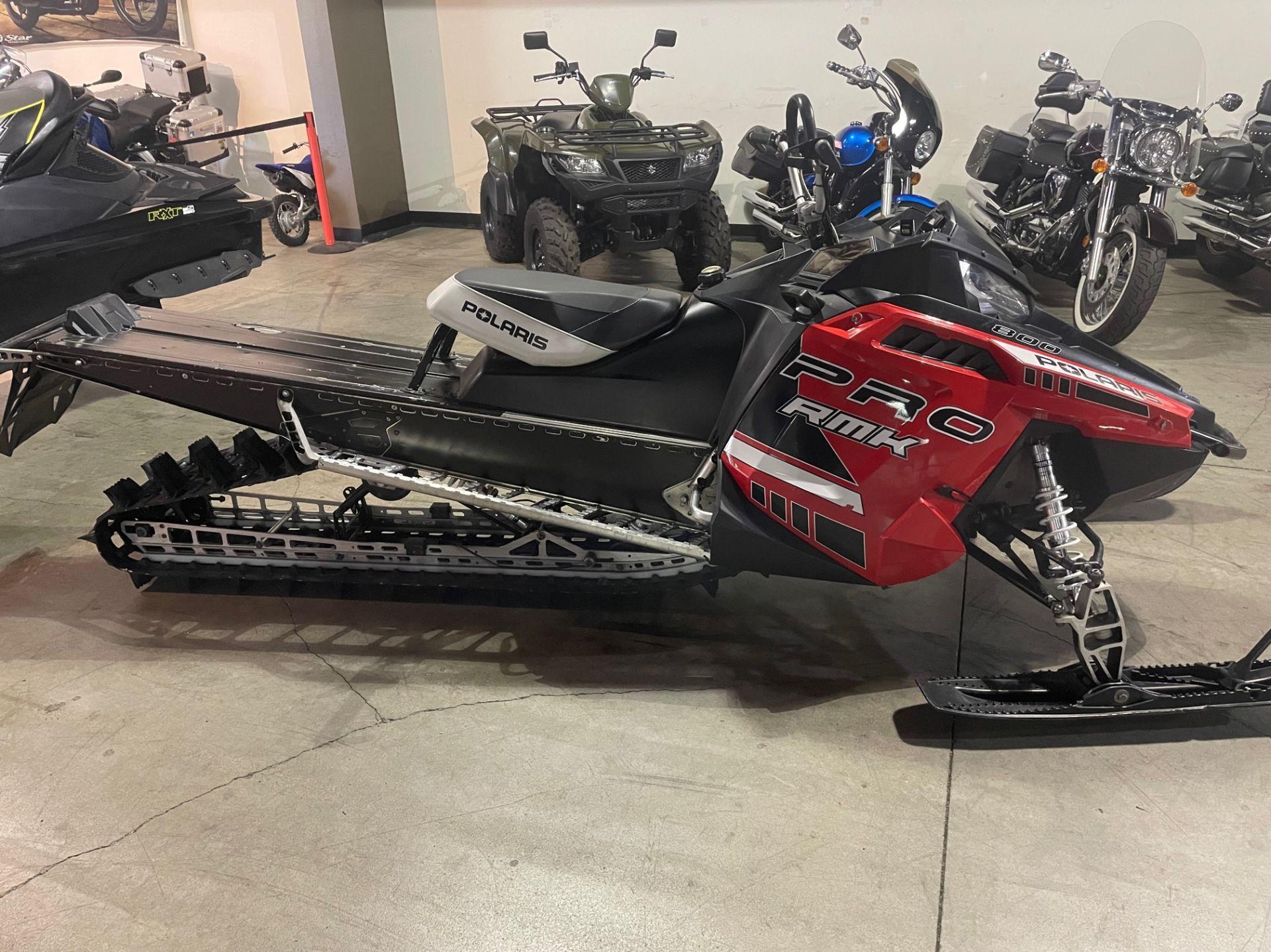 Used 2014 Polaris 800 PRO RMK 163 Ride Motorsports is located in