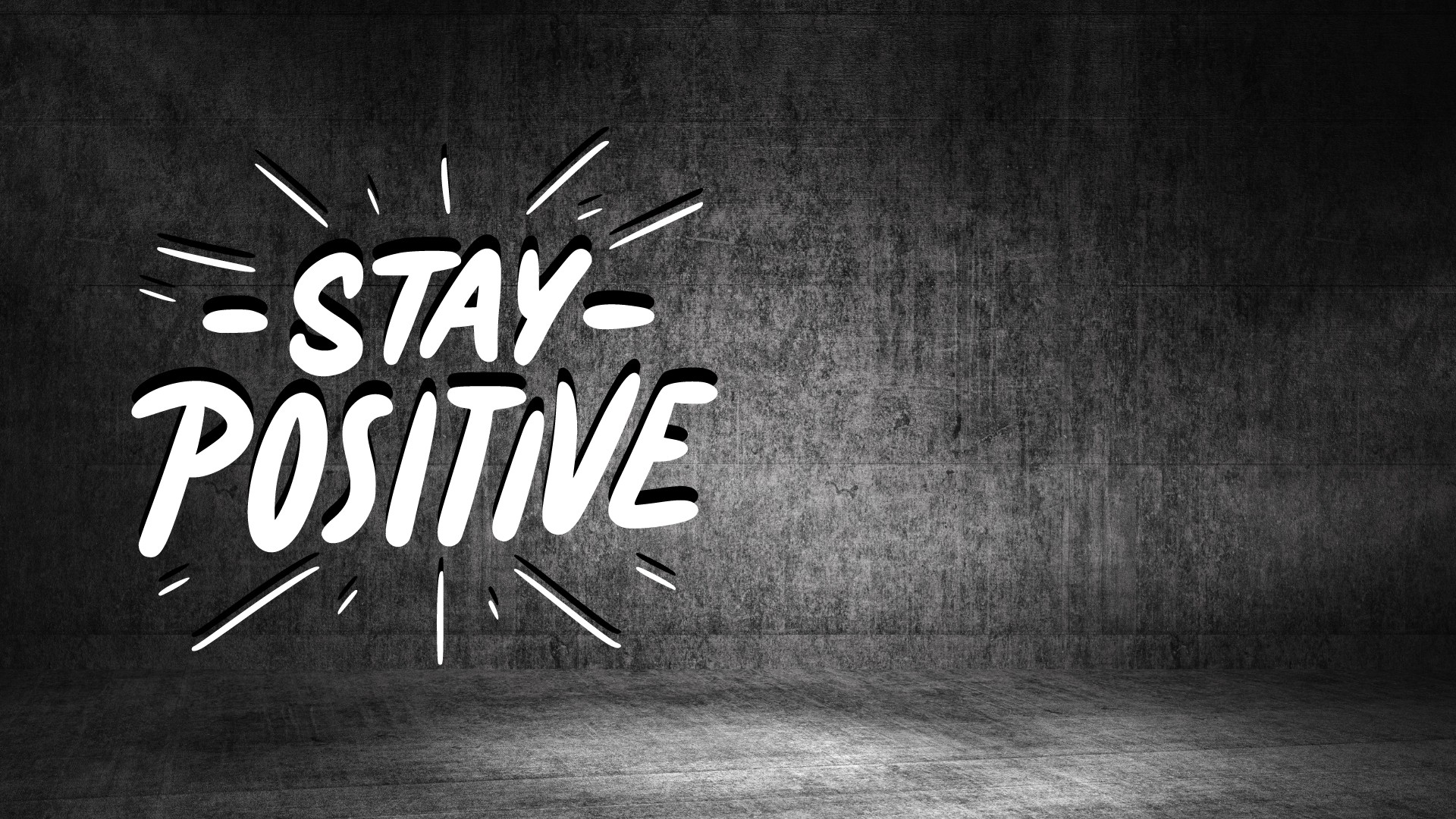 Stay Positive Inspirational Quote HD Motivational Wallpaper