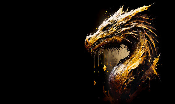 Gold Dragons Wallpaper