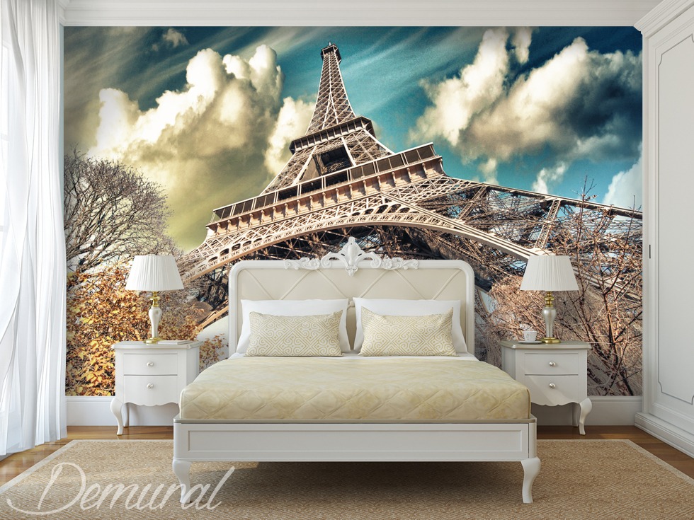 Of Paris Eiffel Tower Wallpaper Mural Photo Demural